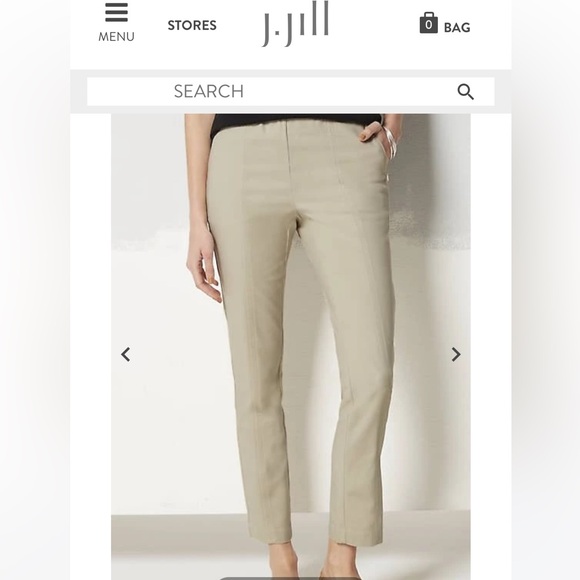 J Jill size 18 NWT Essential Cotton Stretch Pants - Picture 1 of 9